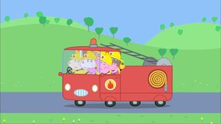 Le camion de pompier