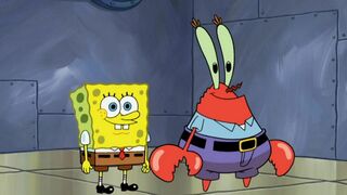 Monsieur Krabs part en vacances