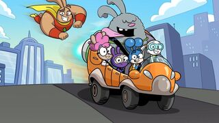 La naissance des Super Lapins / Un sorcier à Grande Ville
