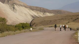 Dans les steppes du Kirghizistan