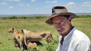 Un homme, des lions